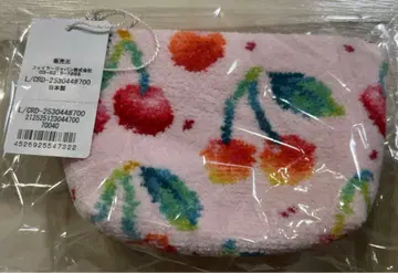 러브리 바이 페이러 체리 도트 보트형 파우치 S 페일 핑크