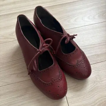 Sunao Kuwahara 윙팁 신발 스나오 쿠와하라 가죽 신발 M