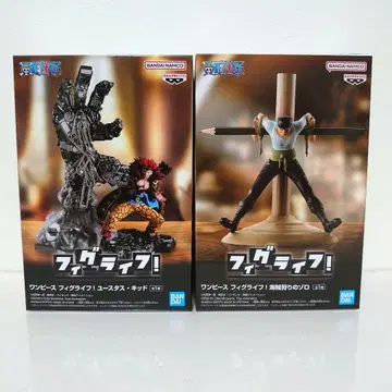 원피스 피그라이프! 유스타스 키즈 해적 사냥꾼 조로 2종 세트