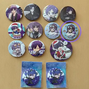 우라시마사카타센 시마 캔 배지