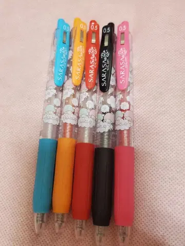 레어) 키키라라 사라사 볼펜 5개 세트