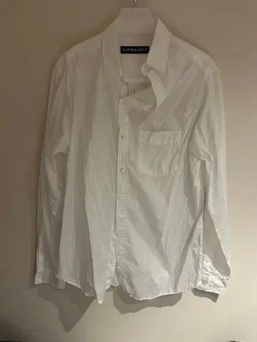 Y/PROJECT 화이트 스트라이프 셔츠