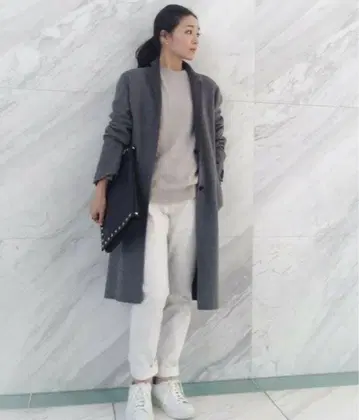 DRESSTERIOR PONTETORTO 리버서블 코트 울 그레이