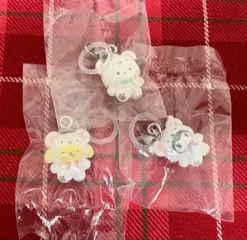 산리오 메지루시 액세서리 후와후와 스노우 쿠로미 포차코 폼폼푸딩