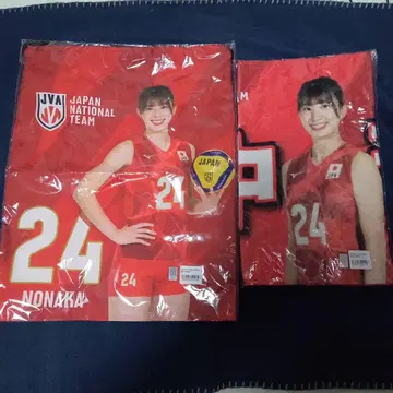 배구 여자 일본 대표 노나카 루이 타월 복조리 세트