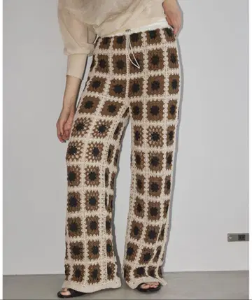 투데이풀 믹스 크로셰 팬츠 36 todayful