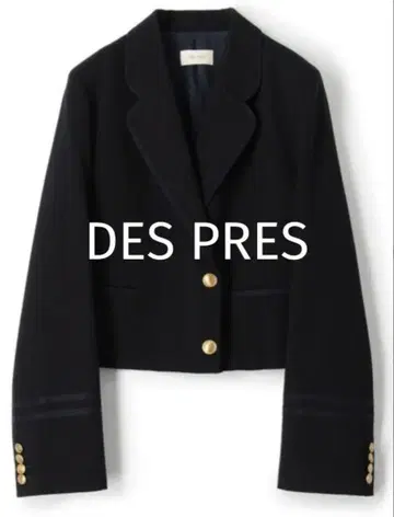 DES PRES 하드 울 옥스퍼드 숏 자켓