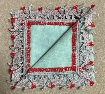 치카자와 레이스 손수건 부인화보 별주 캣워크 로몬드 블루