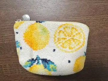 페이러 래버러리 레몬 패턴 미니 파우치