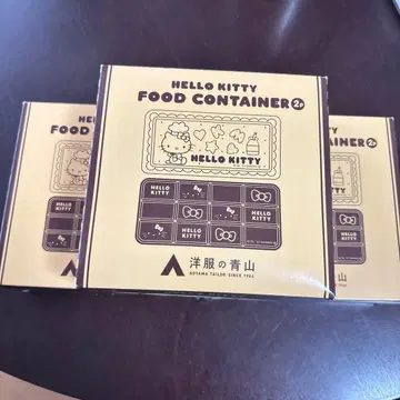 헬로키티 후드 컨테이너 6개