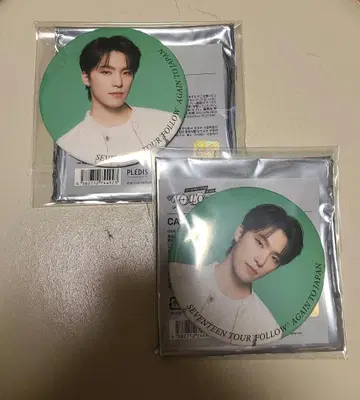 SEVENTEEN follow Again 디노 캔 배지 2개