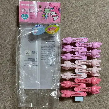 산리오 마이멜로디 세탁 집게