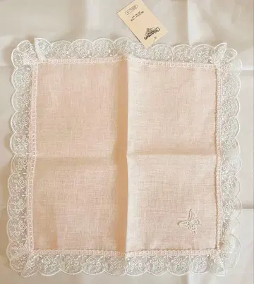 집사 카페 Swallowtail 긴자와 레이스 손수건 핑크