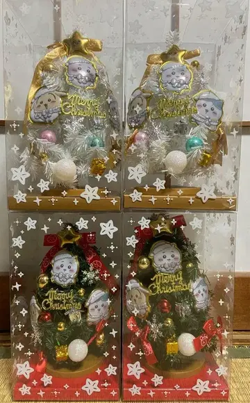 치이카와 (먼작귀) 크리스마스 트리 전 2종 세트 x 2