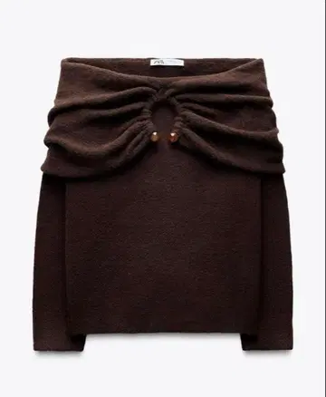 미사용 새상품 오프숄더 니트 스웨터