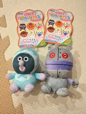 택 포함 새상품 호빵맨 말랑말랑 마쉬멜로우 마스코트