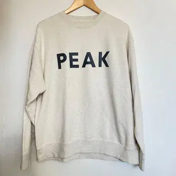 스노우피크 PEAK 프린트 맨투맨 M 사이즈