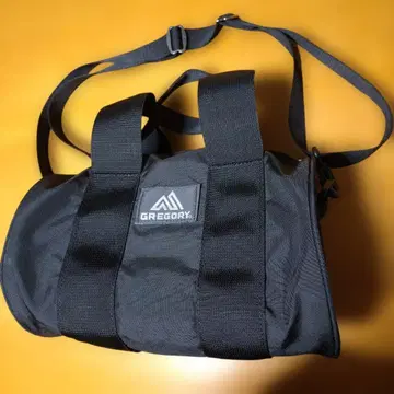 새상품급 GREGORY 블랙 드럼 백 미니 4L