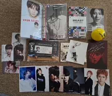 BEAST 비스트 현승 GUESS WHO 친필 사인 사인볼