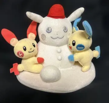 TOMY 눈사람 플러스르 마이농 봉제 인형 크리스마스 레트로 포켓몬