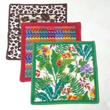 미사용 페이러 손수건 대형 3개 세트