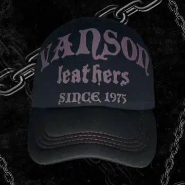 VANSON 메쉬 캡 헤이세이 Y2K 갸루 바이커 아메카지
