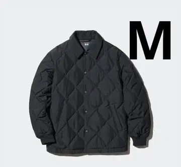 유니클로 퍼프 테크 퀼팅 자켓 M 블랙