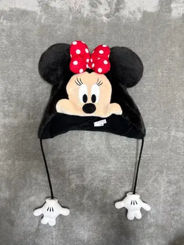 미니 마우스 플리스 캡