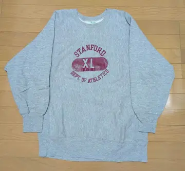 챔피온 리버스 위브 단색 택 70년대 XL