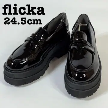 [ 재고 처분품 ] flicka 로퍼 24.5cm 힐 펌프스