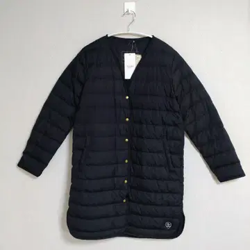 미사용 새상품 BEAMS HEART 블랙 다운 자켓