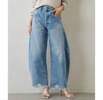 윔 가젯 Whim Gazette 라인 커브 데님 38