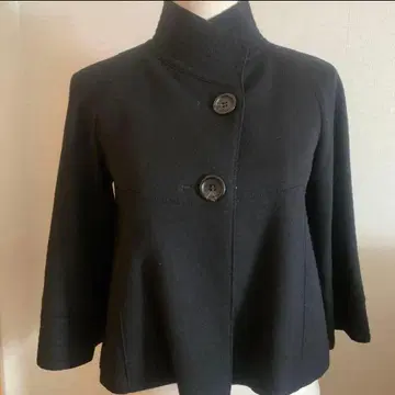 엠프리미어 [새상품급] 울 자켓 블랙 사이즈 36