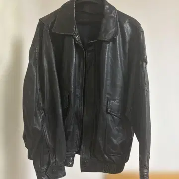 블랙 가죽 자켓