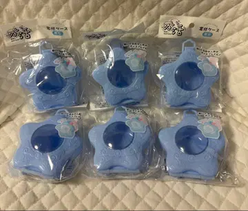 [미사용 새상품] 세리아 활 창문형 케이스 별 모양 6개 세트 블루