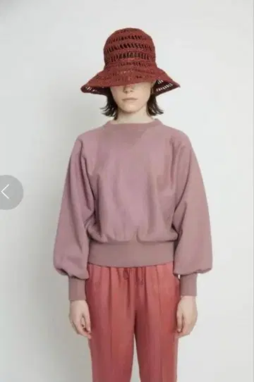 [새상품급] PHEENY 쭈리 풀오버 더스티 핑크