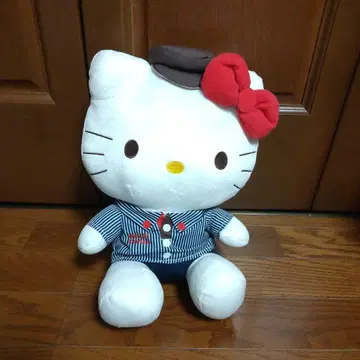 헬로키티 x 미스터도넛 봉제 인형 40th 기념일