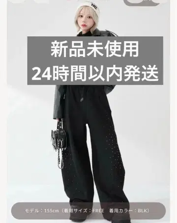 Darich 다리치 샤이니 배럴 스웨트 팬츠 프리 사이즈