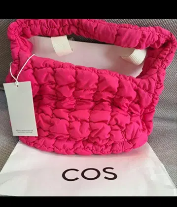 COS 핑크 숄더백