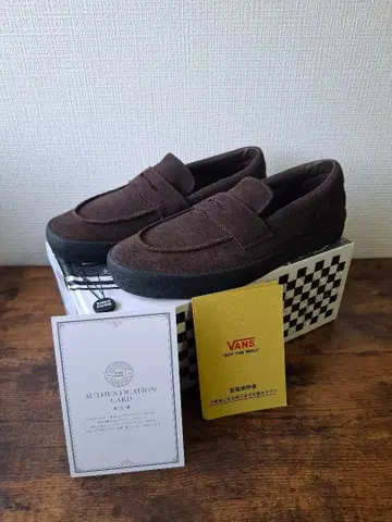 VANS 스웨이드 스케이트 로퍼 브라운