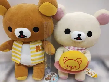 택 포함 리락쿠마 코리락쿠마 봉제 인형 세트