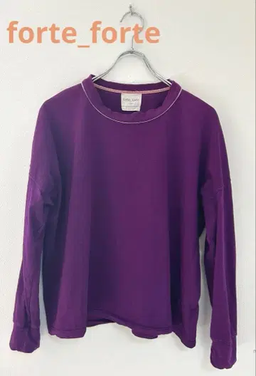forte forte  퍼플 티셔츠