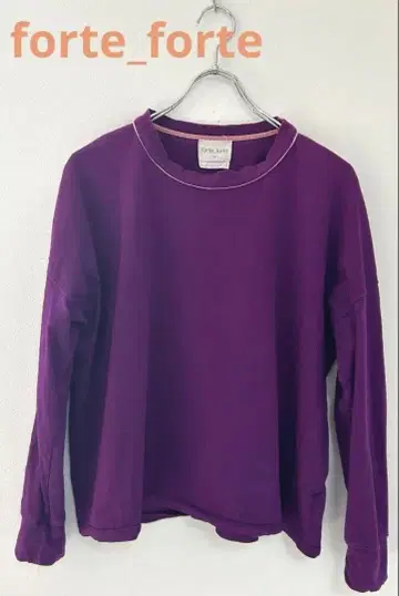 forte forte  퍼플 티셔츠
