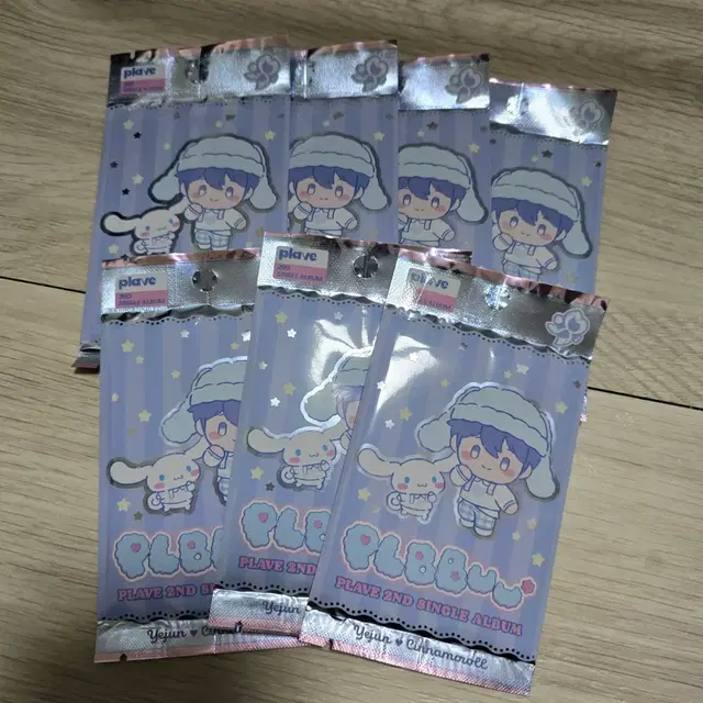 플레이브 플뿌 포카앨범 미개봉 7팩