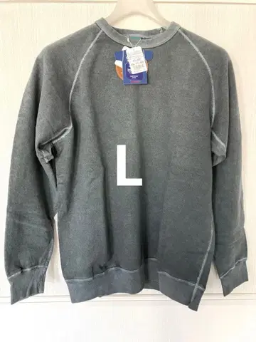 RAGLAN CREW SWEAT P-SLATE