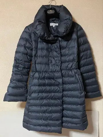 BARNYS NEWYORK 다운 100% 코트 40 네이비