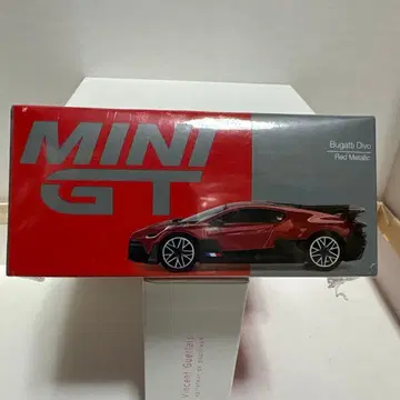 MINI GT 부가티 디보 LHD 레드 메탈릭 새상품 미개봉