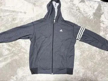 adidas 여성용 그레이 풀 집업 후드티 [컨디션 최상]