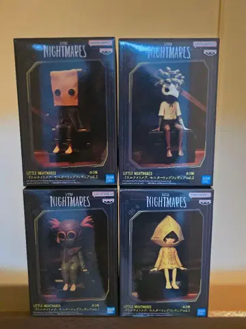 리틀 나이트메어 모니터 탑 피규어 4개 세트