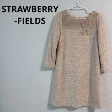 [컨디션 최상] 스트로베리 필드 포근한 트위드 원피스 고급